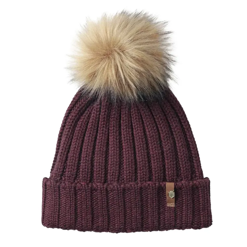 Fairfax and Favor Signature Bobble Hat - Port