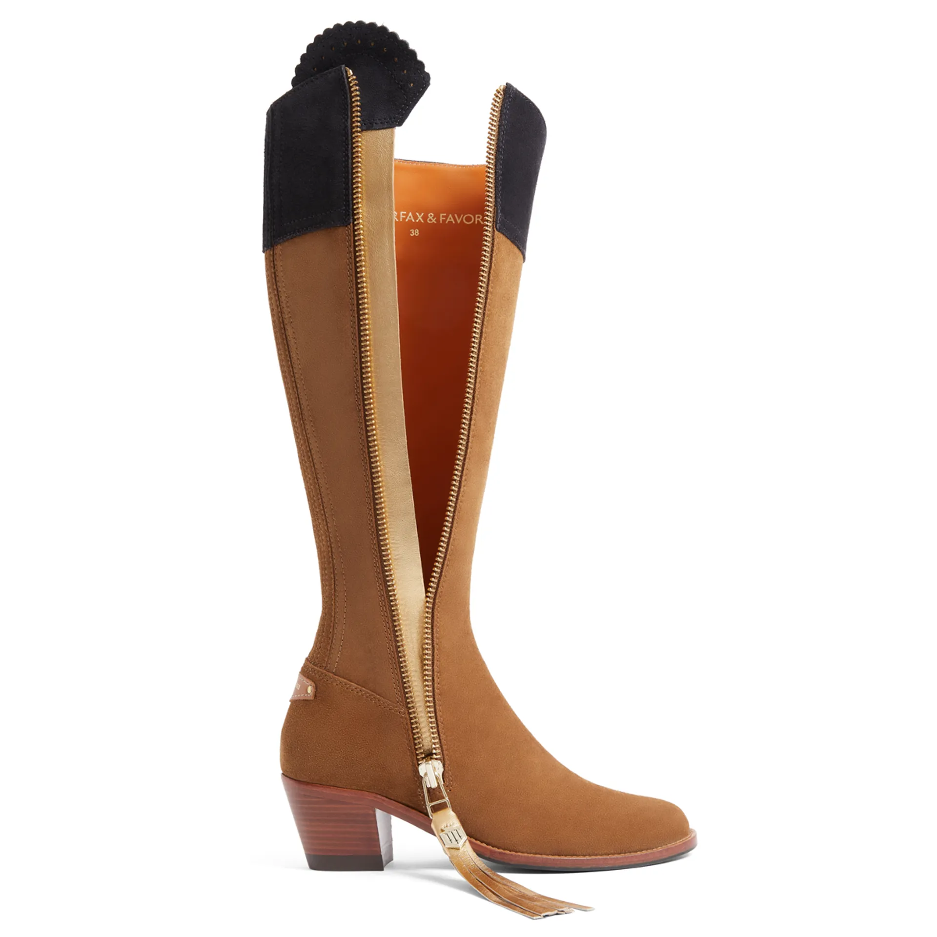 fairfax and favour heeled regina boots