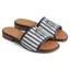 Fairfax and Favor Heacham Ladies Sandals - Navy Stripe