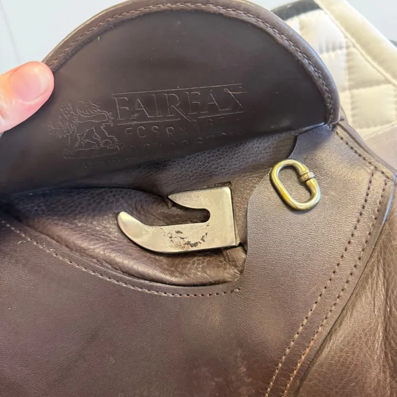 Fairfax Petite Monoflap XC Saddle - Brown 16.5 in-5
