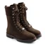 Fairfax and Favor Anglesey Ladies Combat Boots - Chocolate Nubuck