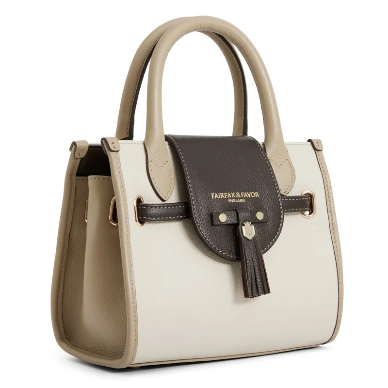 Fairfax and Favor Mini Windsor Handbag - Neutral Tri Colour-1