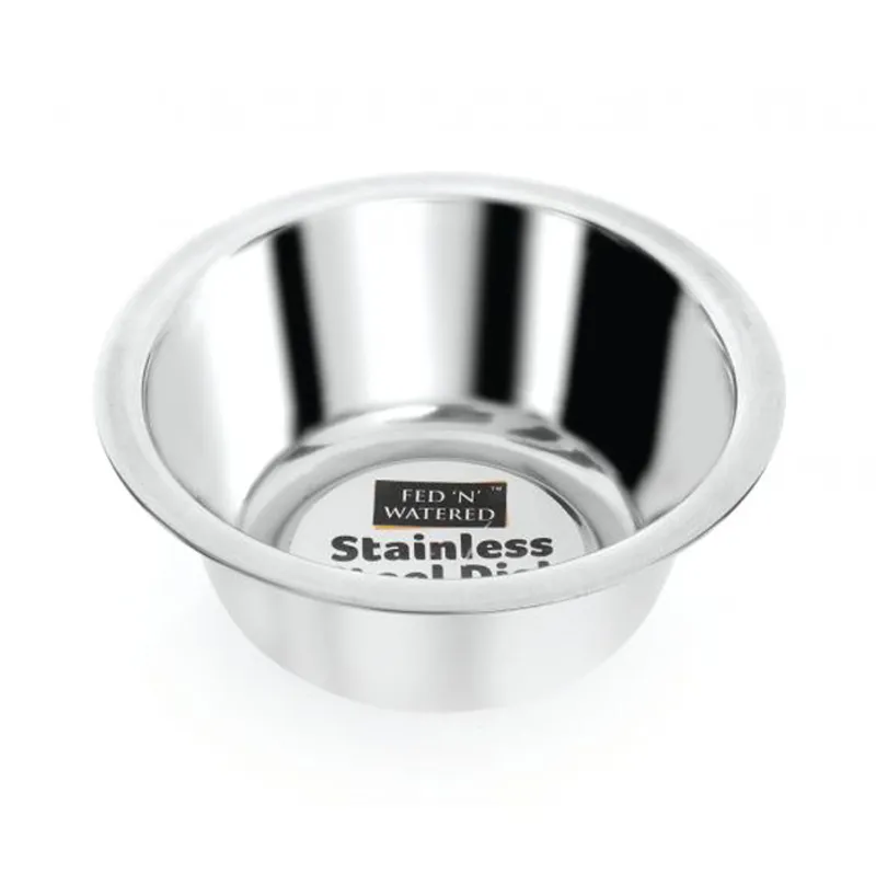 Fed N Watered Stainless Steel Pet Bowl