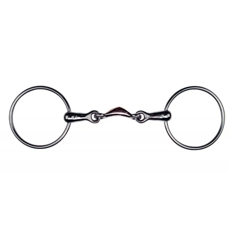 Feeling Quarter Moon Loose Ring Snaffle Bit