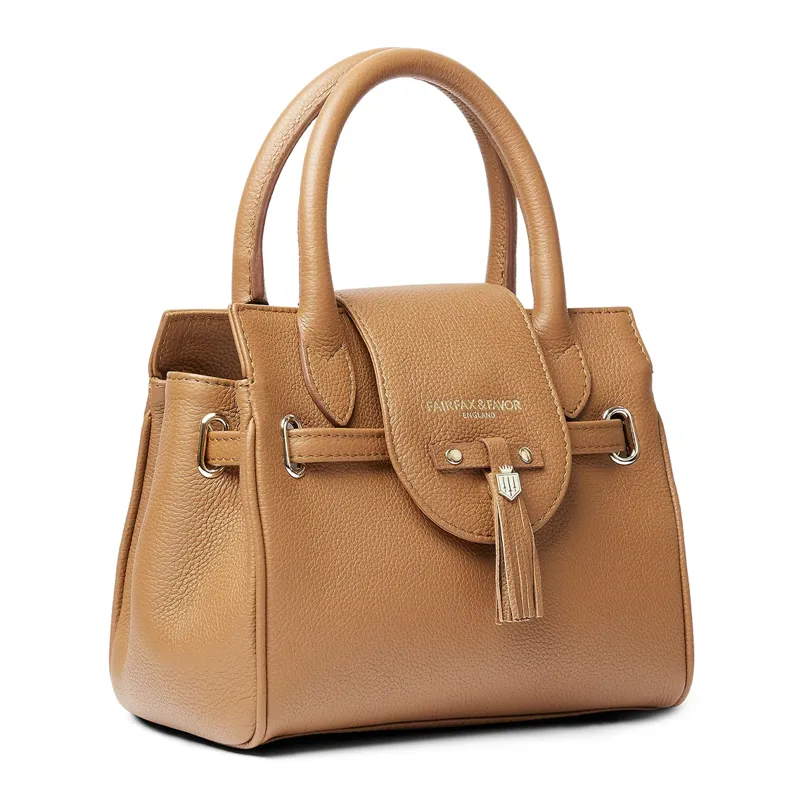 Fairfax and Favor Mini Windsor Handbag - Tan Leather-1
