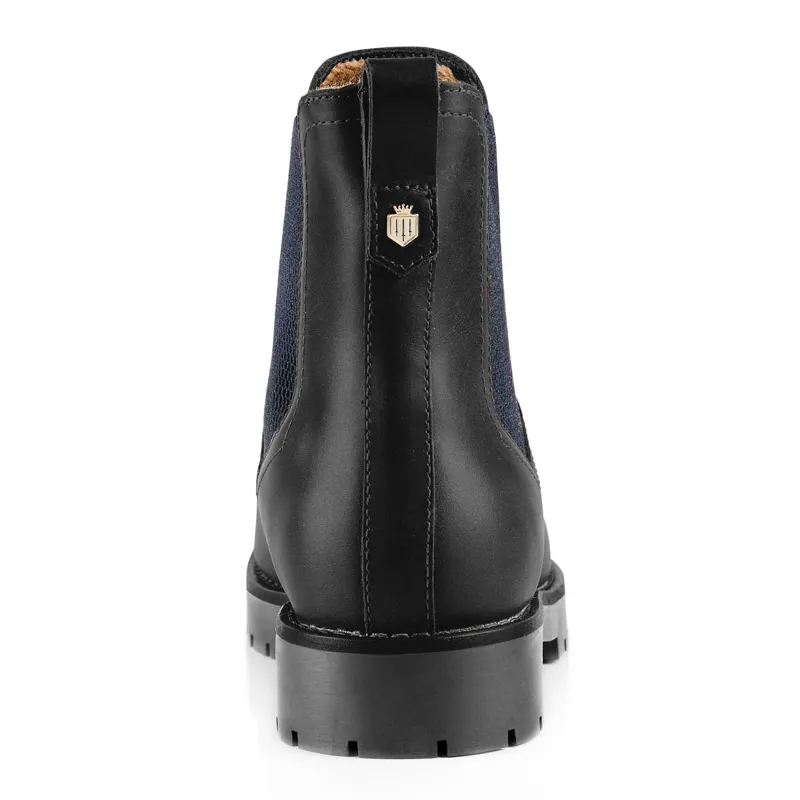 Fairfax and Favor Sheepskin Boudica Ladies Ankle Boots - Black Leather-1