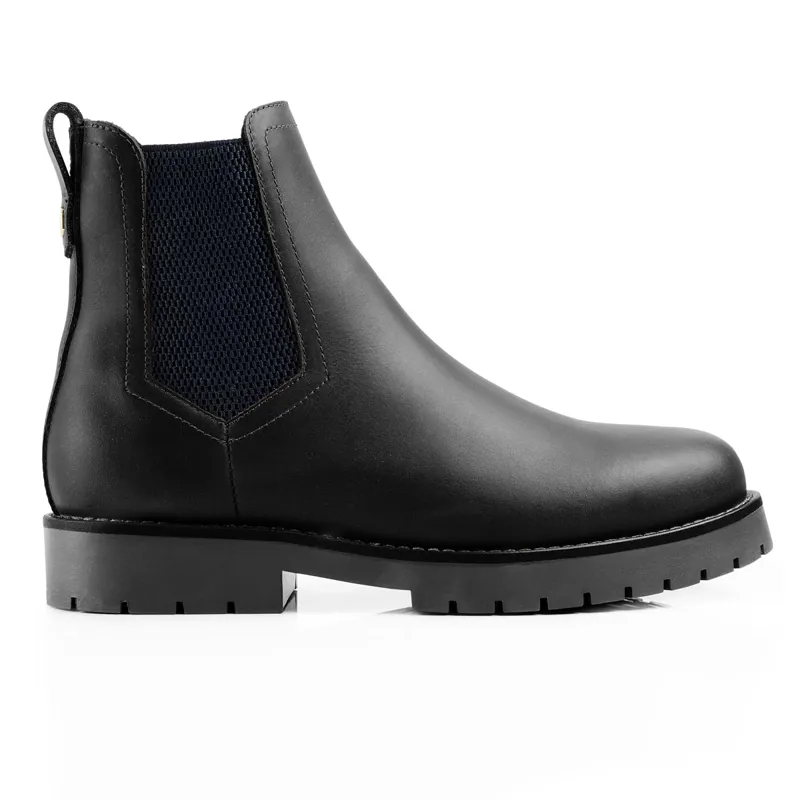 Fairfax and Favor Sheepskin Boudica Ladies Ankle Boots - Black Leather-2