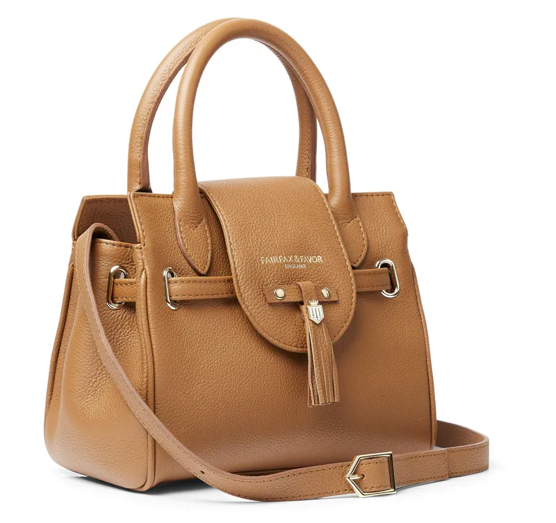 Fairfax and Favor Mini Windsor Handbag - Tan Leather-4