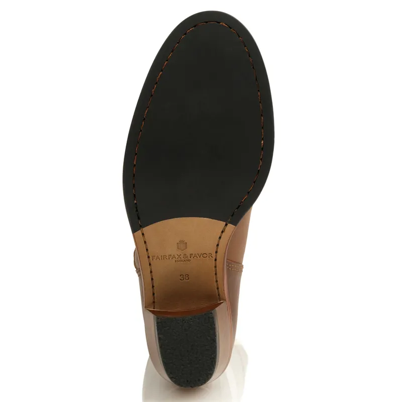 Fairfax and Favor Regina Heeled Boots - Navy Suede-6