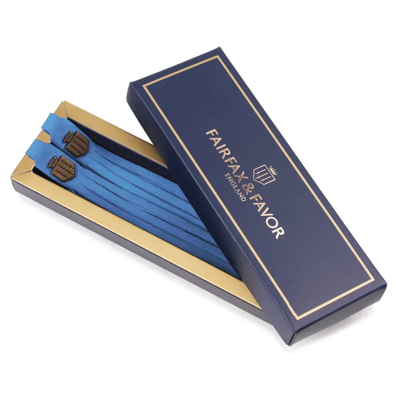 Fairfax and Favor Boot Tassels - Cobalt Blue Suede
