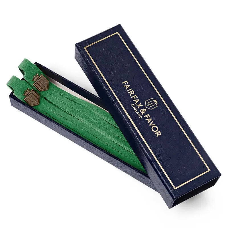 Fairfax and Favor Boot Tassels - Jade Suede