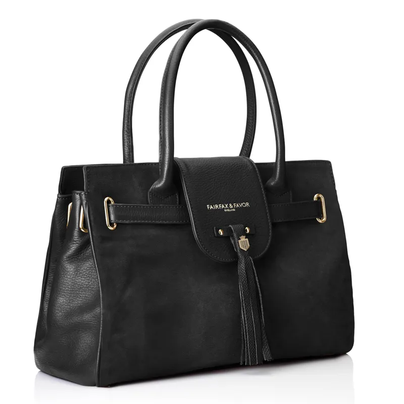 Fairfax and Favor Windsor Handbag - Black-1
