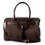 Fairfax and Favor Windsor Handbag - Chocolate Suede