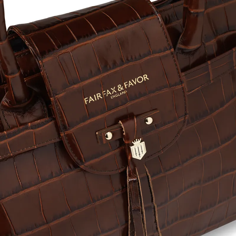 Fairfax and Favor Windsor Handbag - Conker Brown-2
