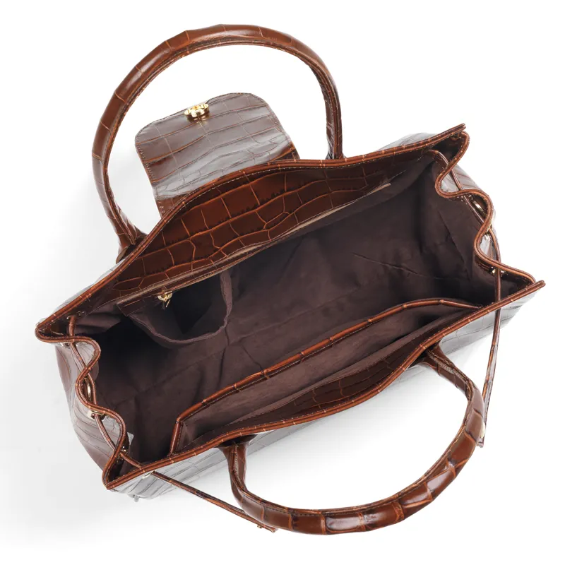 Fairfax and Favor Windsor Handbag - Conker Brown-3