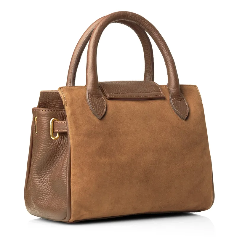 Fairfax and Favor Mini Windsor Handbag - Tan Suede-1