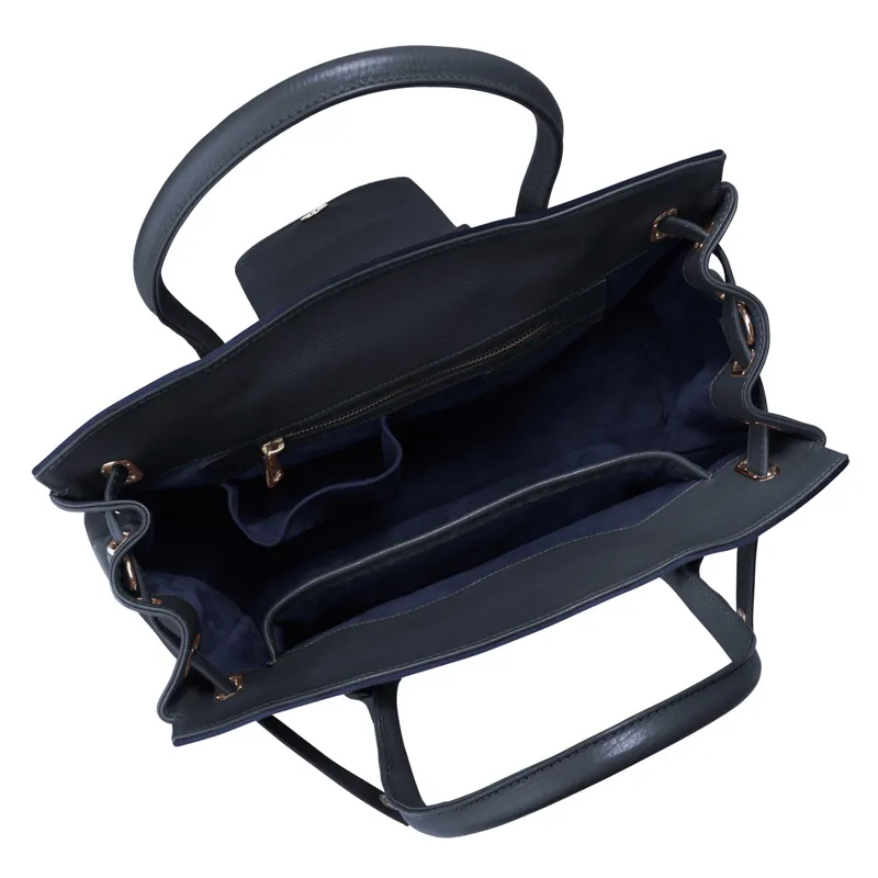 Fairfax and Favor Windsor Handbag - Navy-3