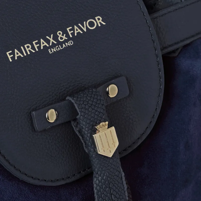 Fairfax and Favor Windsor Handbag - Navy-4