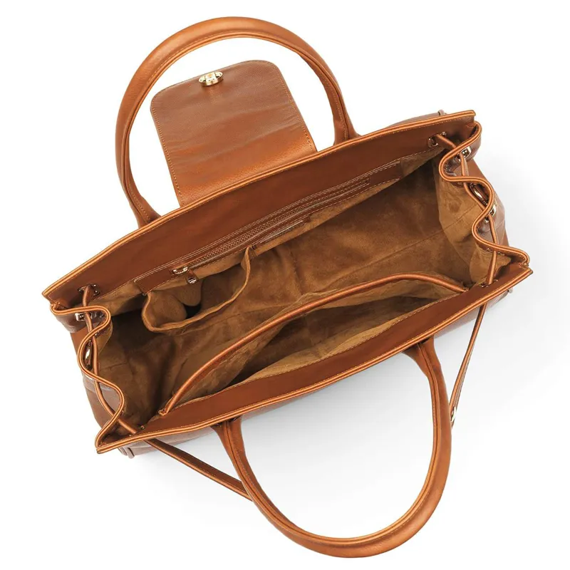 Fairfax and Favor Windsor Handbag - Tan Leather-2