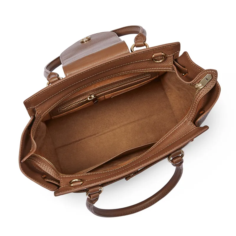 Fairfax and Favor Windsor Tote Bag - Tan Suede-2