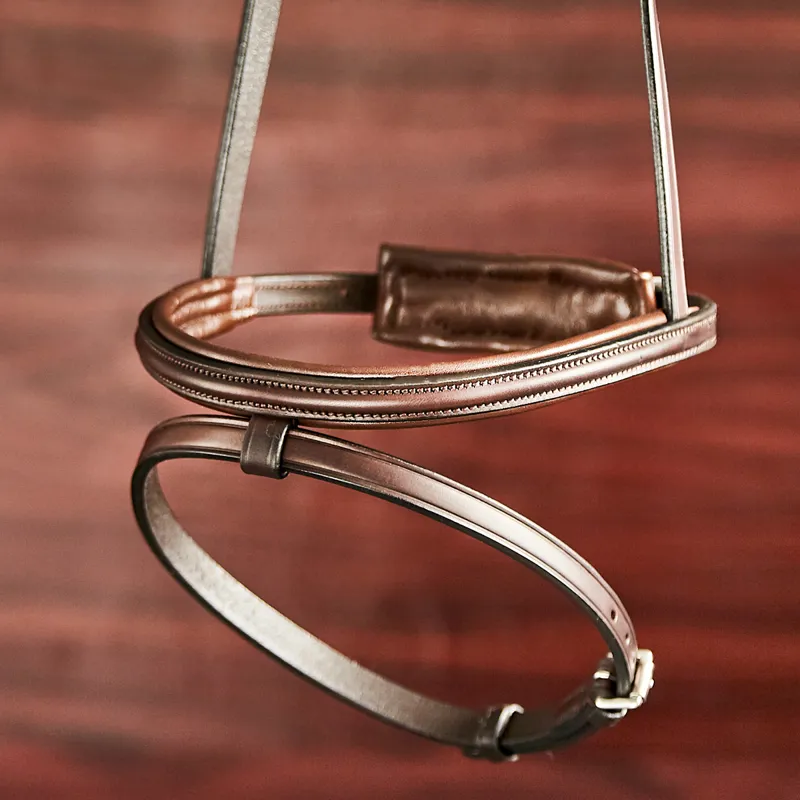 Finesse Zorro Flash Bridle - Brown/Gold-2