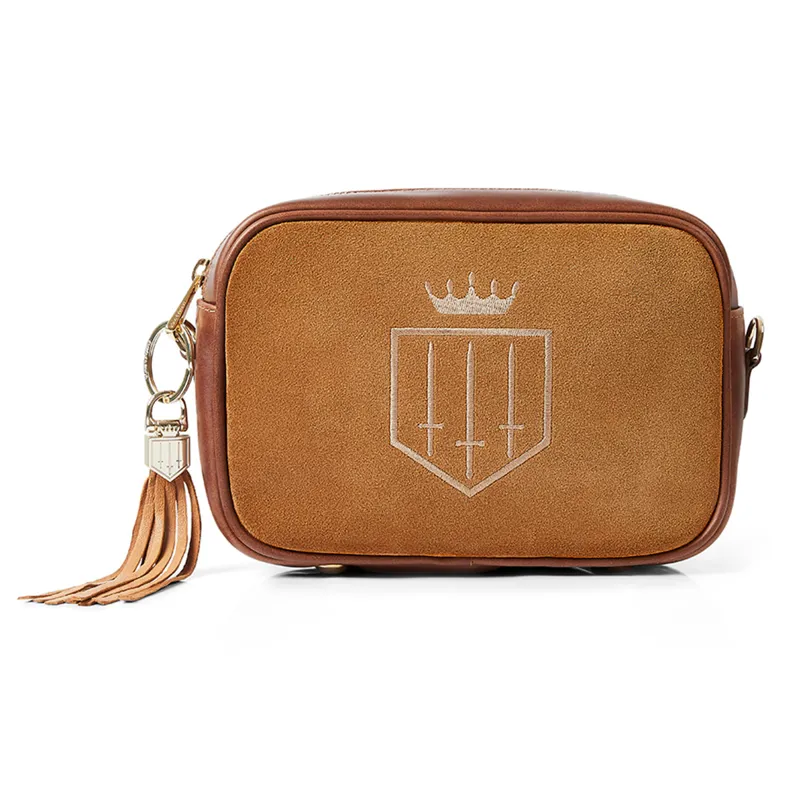 Fairfax and Favor Finsbury Handbag - Tan Suede-4