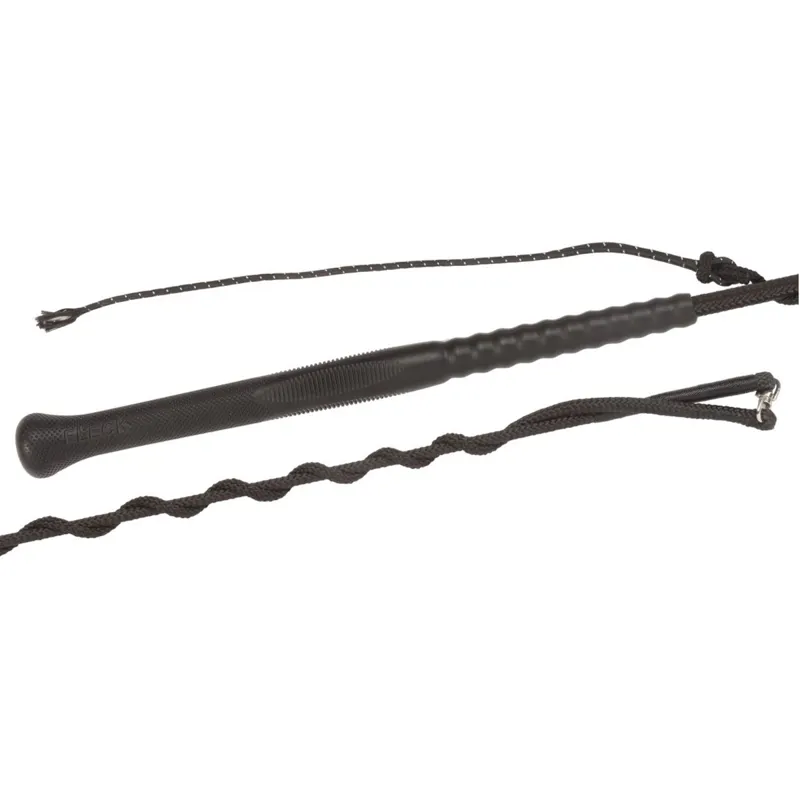 Fleck Lunge Whip - Black