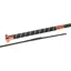 Fleck Silk Touch Crystal Dressage Whip - Black/Rose Gold