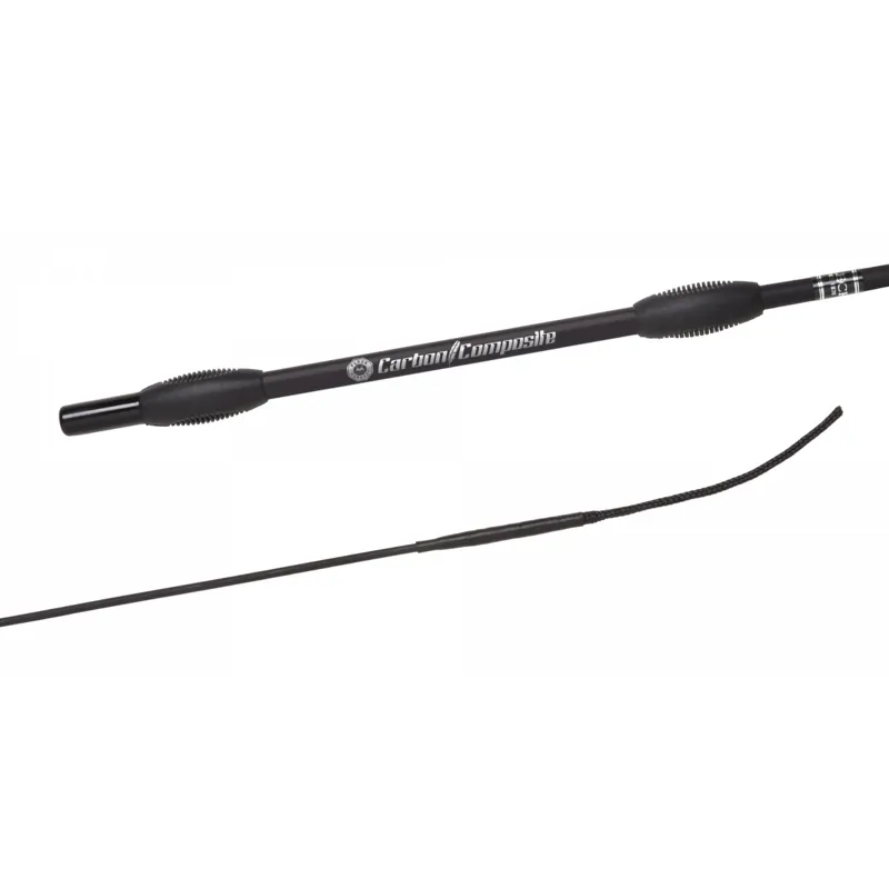 Fleck Carbon Composite Feldmann Dressage Whip - Black