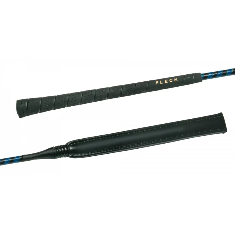 Fleck Competition Grip Jockey Baton - Black/Blue