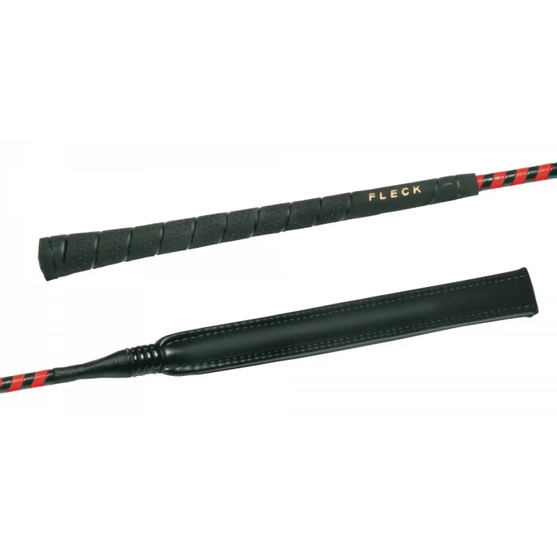 Fleck Competition Grip Jockey Baton - Black/Red