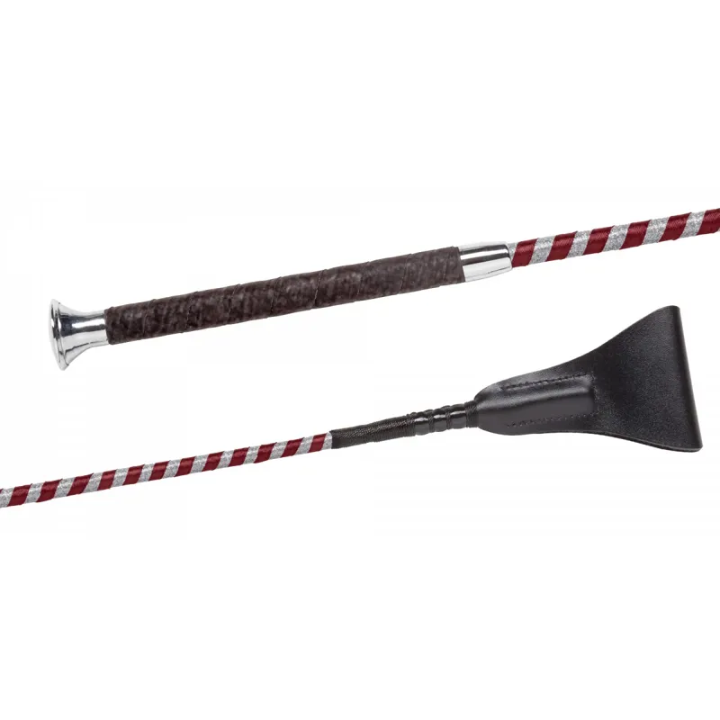 Fleck Satin Glitter Whip - Burgundy