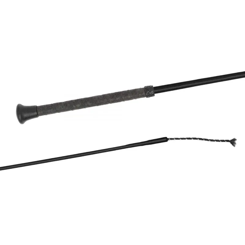 Fleck UltraSoft Grip Dressage Whip - Black