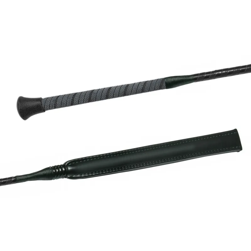 Fleck Wrapped Grip Jumping Baton - Black