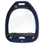 Flex-On Green Composite Grip Stirrups - Navy/Black/Navy