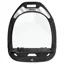 Flex-On Green Composite Ultra Grip Stirrups - Black/Black/Black/Silver