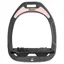 Flex-On Green Composite Ultra Grip Stirrups - Dark Grey/Black/Rose Gold