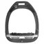 Flex-On Green Composite Ultra Grip Stirrups - Dark Grey/Grey/Leather