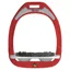 Flex-On Green Composite Ultra Grip Stirrups - Red/Grey/Grey/Grey