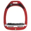 Flex-On Green Composite Ultra Grip Stirrups - Red/Grey/Grey