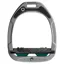 Flex-On Green Composite Ultra Grip Stirrups - Silver Grey/Black/Green