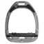 Flex-On Green Composite Ultra Grip Stirrups - Silver Grey/Black/Grey