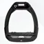 Flex-on Safe-on Grip Safety Stirrups - Black/Black/Grey