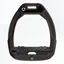 Flex-on Safe-on Grip Safety Stirrups - Dark Grey/Black/Black