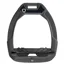 Flex-on Safe-on Grip Safety Stirrups - Dark Grey/Black/Black