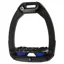 Flex-On Safe-On Ultra Grip Safety Stirrups - Black/Black/Dark Blue