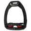 Flex-On Safe-On Ultra Grip Safety Stirrups - Black/Black/Red