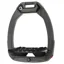 Flex-On Safe-On Ultra Grip Safety Stirrups - Dark Grey/Black/Black