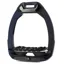 Flex-On Safe-On Ultra Grip Safety Stirrups - Navy/Black/Black