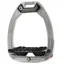Flex-On Safe-On Ultra Grip Safety Stirrups - Silver Grey/Black/Black